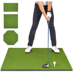 GoSports Golf Hitting Mats - Artificial Turf Training Mat for Indoor/Outdoor